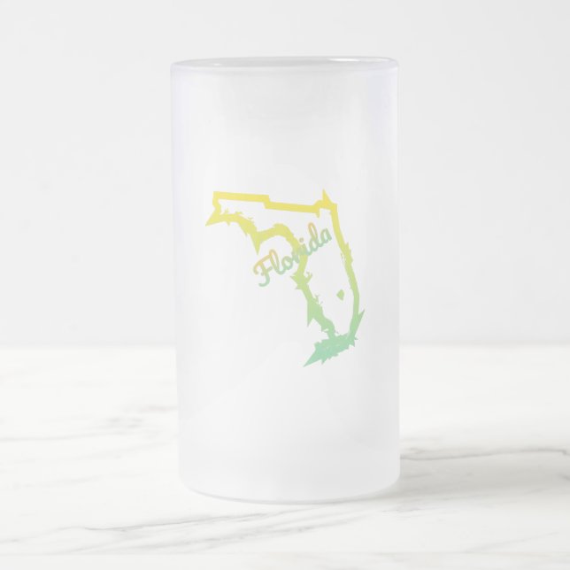 Florida Mattglas Bierglas (Mittel)