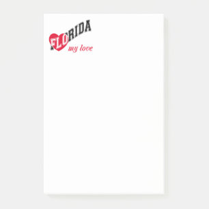 Florida meine Liebe Post-it Klebezettel