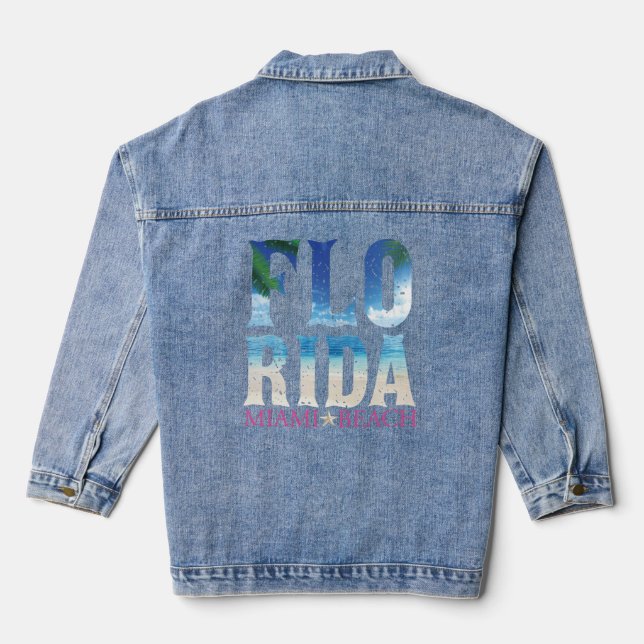 Florida, Miami Beach Jeansjacke (Rückseite)