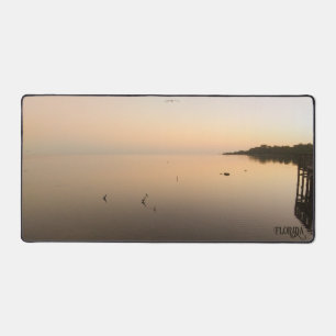 Florida Mirror Still Ocean Sunrise Natural Foto Schreibtischunterlage