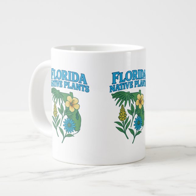 Florida Native Pflanze Jumbo-Tasse (Vorderseite Links)
