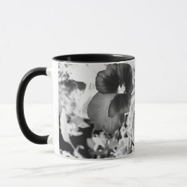 Florida Nature Foto Artistic Monochrome Pansy Tasse