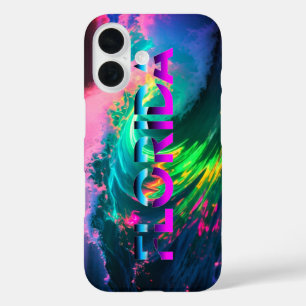 Florida – Neon-Wellen-Vibes iPhone 16 Hülle