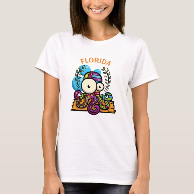Florida Octopus T-Shirt (Vorderseite)