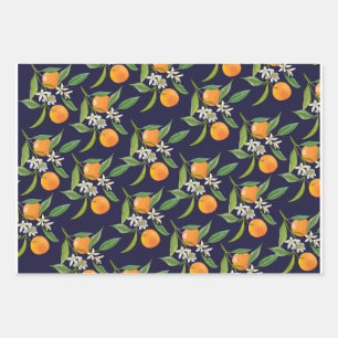 Florida Orange Geschenkpapier Set