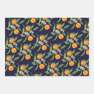 Florida Orange Geschenkpapier Set