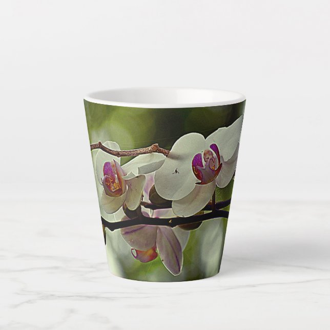 Florida Orchid Latte Tasse (Vorderseite)