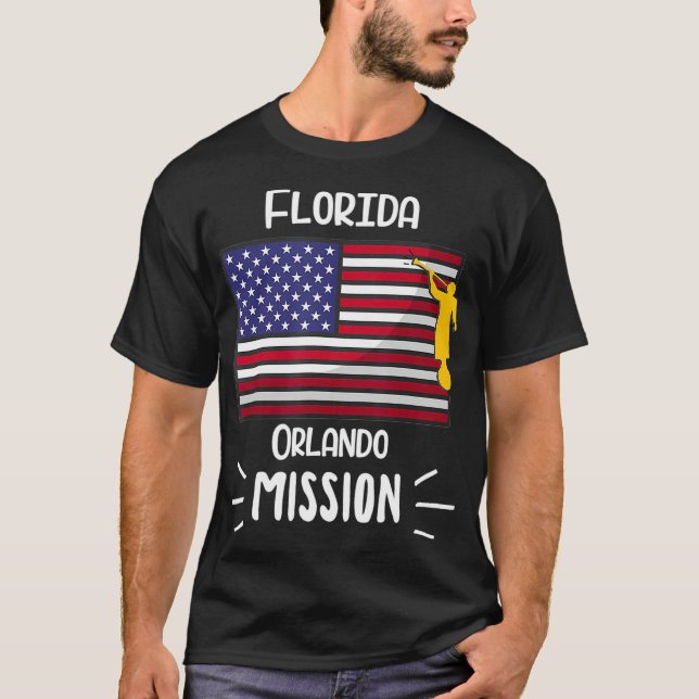 Florida Orlando Mormon LDS Mission T-Shirt (Vorderseite)