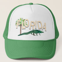 Florida-Palme und Alligator