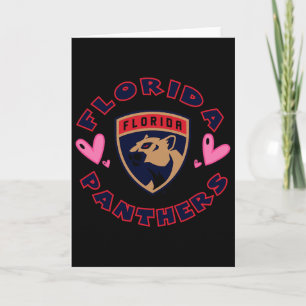 Florida Panthers Valentine Hearts Nhl Offiziell L Karte