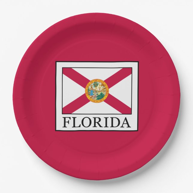 Florida Pappteller (Vorderseite)