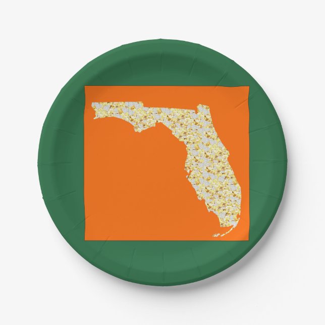 FLORIDA PAPPTELLER (Vorderseite)