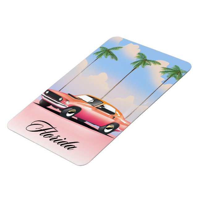 Florida Pink Sunset Magnet (Linke Seite)