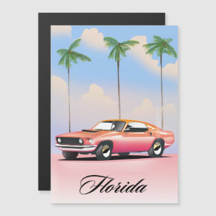 Florida Pink Sunset Magnetkarte