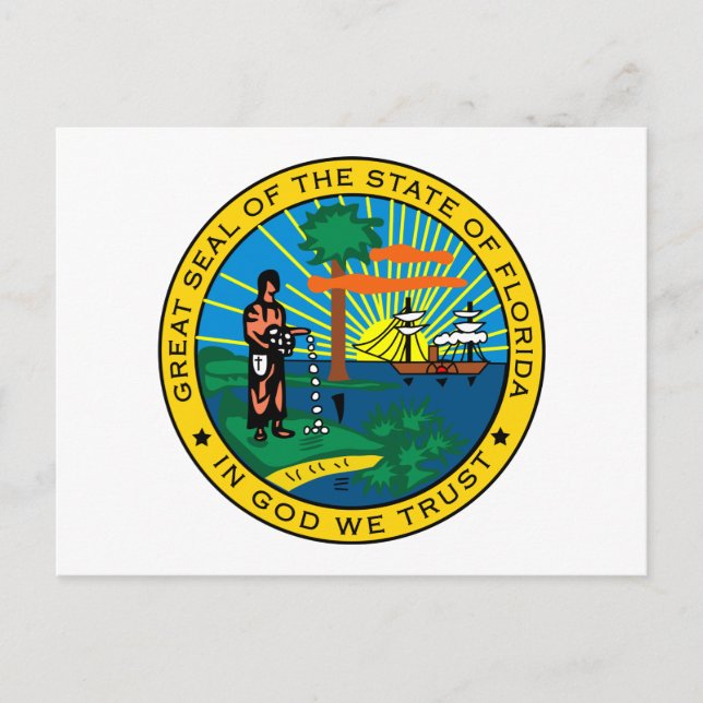 Florida Postkarte (Vorderseite)