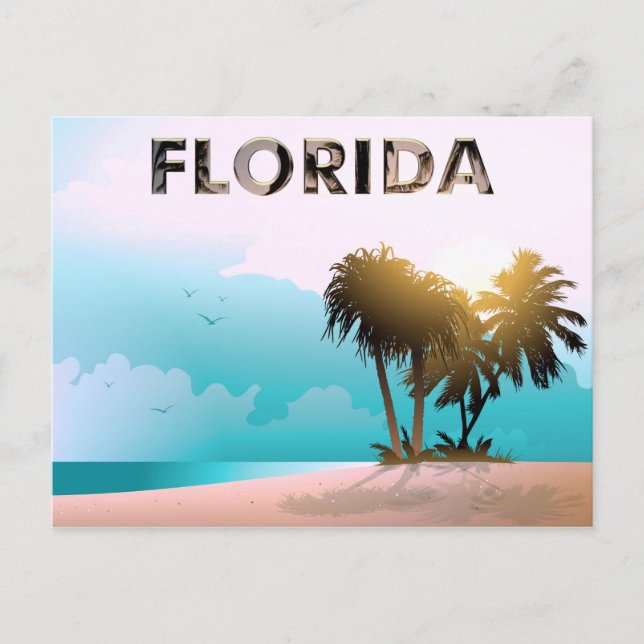 Florida Postkarte (Vorderseite)