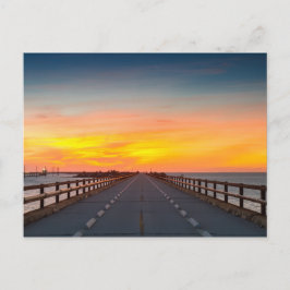Florida - Postkarte der Sieben-Mile-Brücke