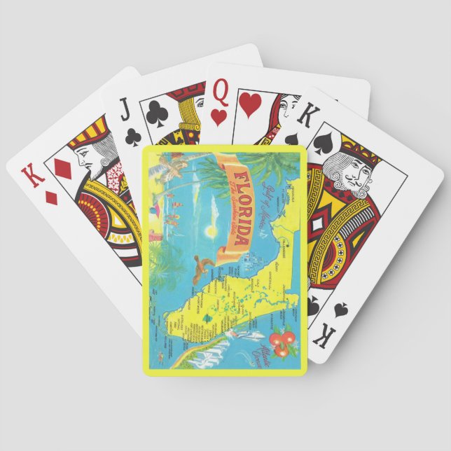 Florida Postkarten-Karten Spielkarten (Rückseite)