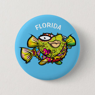 Florida Pufffisch Button