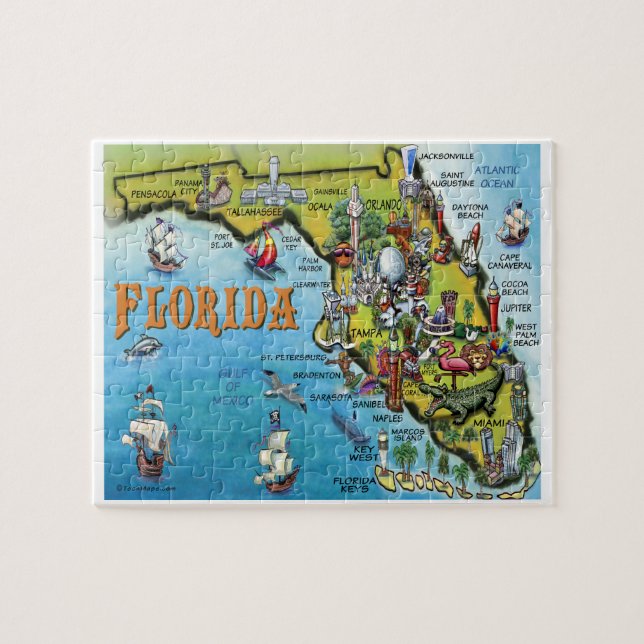 Florida-Puzzlespiel (Horizontal)