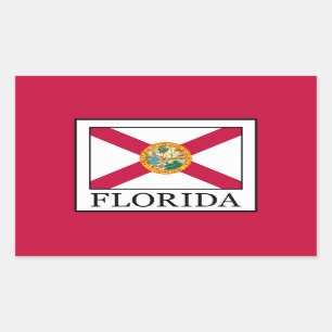 Florida Rechteckiger Aufkleber