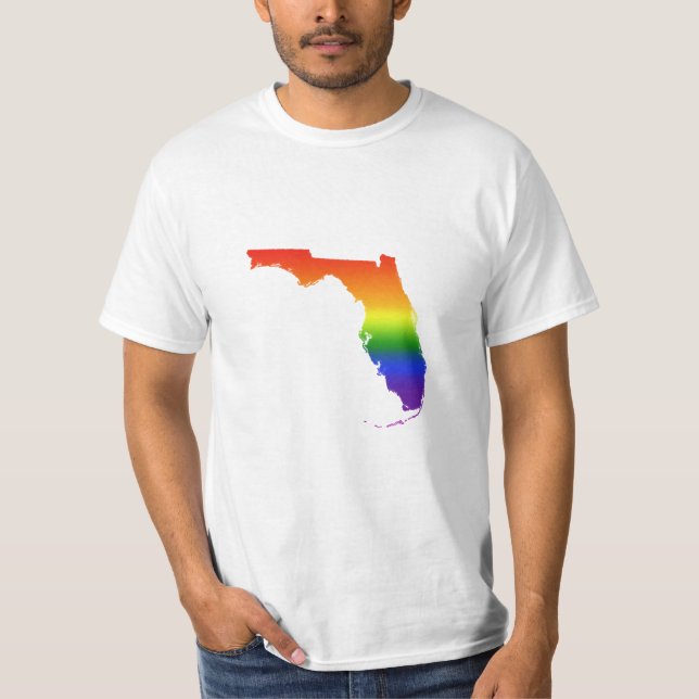 Florida-Regenbogen-T - Shirt (Vorderseite)