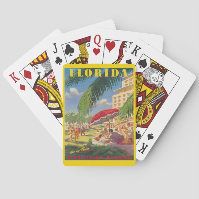 Florida Reise Spielkarten (Rückseite)