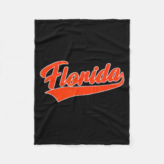 Florida - Retro-Design - Klassiker Fleecedecke