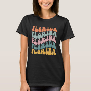 Florida Retro Groovy America Staat Vintag 70er T-Shirt