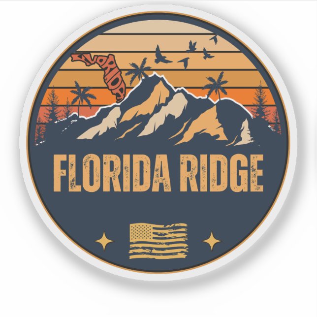Florida Ridge, Florida Aufkleber (Vorderseite)