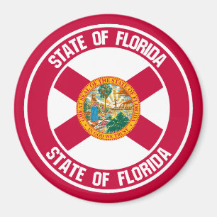 Florida Round Emblem Magnet