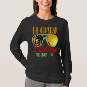 Florida ruft an, ich solle die Brille der Sommerbe T-Shirt