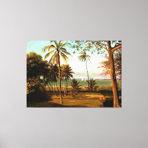 Florida Scene, berühmtes Kunstwerk von Albert Bier Leinwanddruck