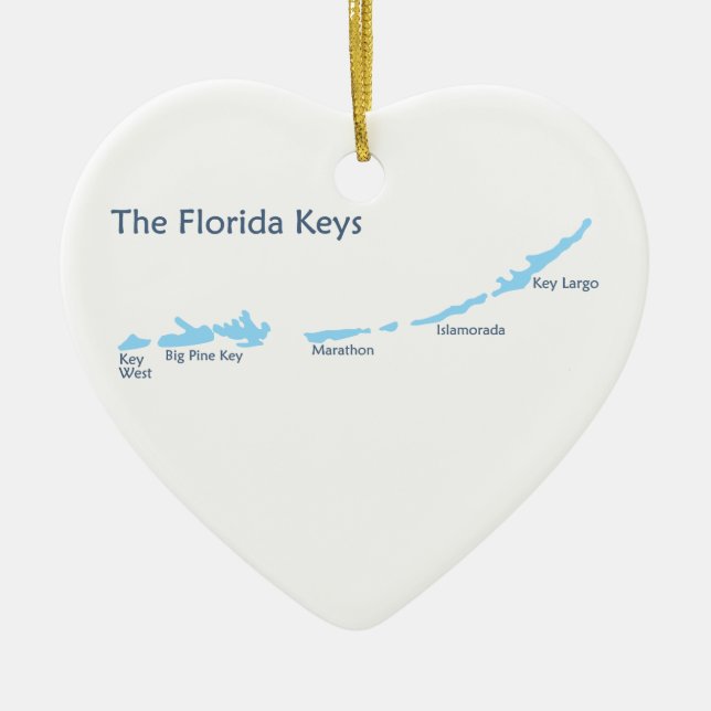 Florida-Schlüssel Keramikornament (Vorne)
