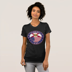 Florida, schwarzer T - Shirt, T-Shirt