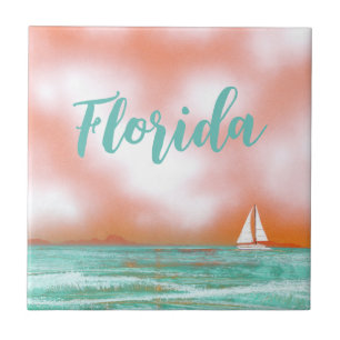 Florida-Segelschiff Fliese
