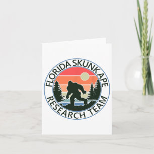 Florida Skunk Ape Research Team Fun Camping Wander Karte