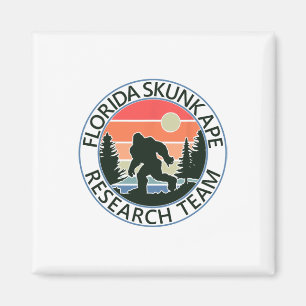 Florida Skunk Ape Research Team Spaß Camping Wande Magnet