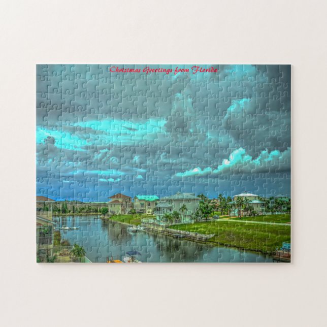 Florida Skyscape.Christmas Grüße (Horizontal)