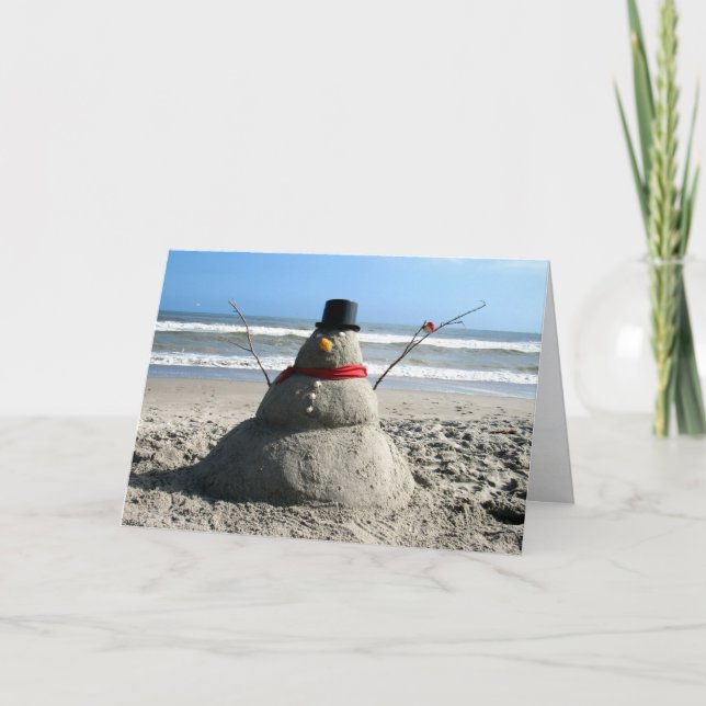 Florida Snowman - Carte de voeux (Devant)