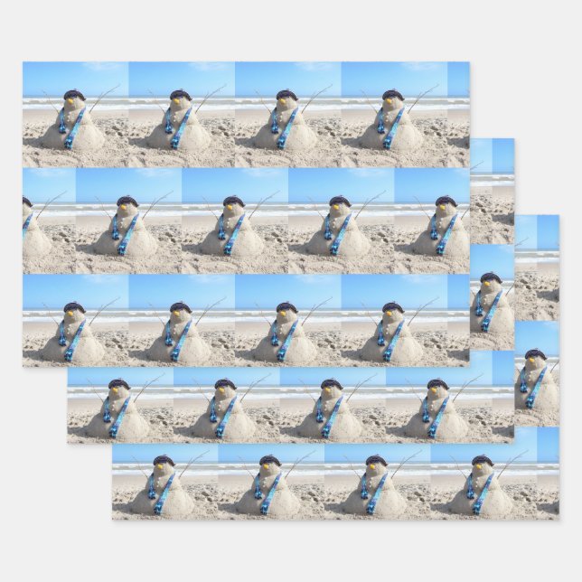 Florida Snowman - Enveloppement de feuilles de pap (Lot)