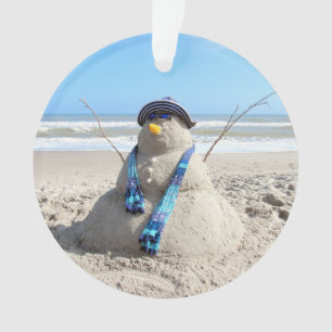 Florida Snowman - Ornement acrylique