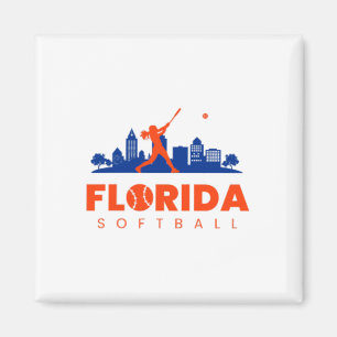 Florida Softll Vintage Minimalist Retro Softll Lie Magnet