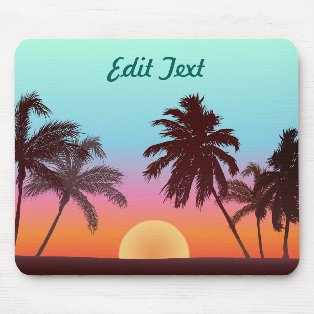 Florida-Sonnenuntergang Mousepad (Vorne)