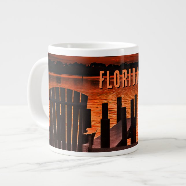 "Florida-Sonnenuntergang" Tasse (Vorderseite Links)
