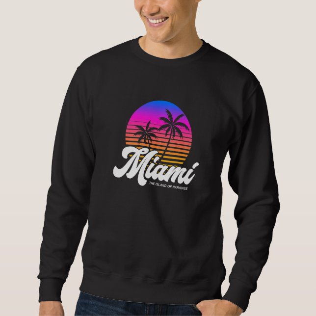 Florida Souvenir Miami   Sweatshirt (Vorderseite)