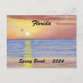 FLORIDA SPRING BREAK 2024 POSTKARTE