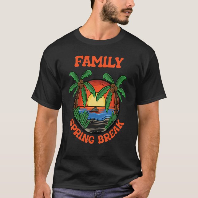 Florida Spring Break School Vacation Beach Trip Co T-Shirt (Vorderseite)