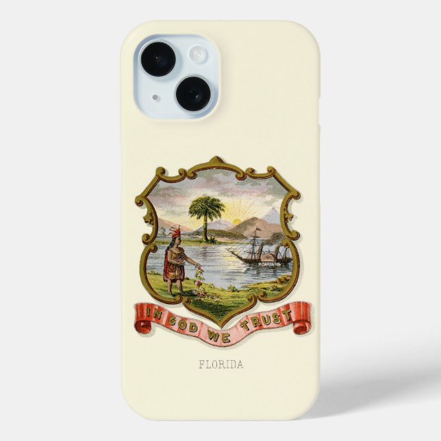 Florida-Staat (1876) Case-Mate iPhone Hülle (Rückseite)