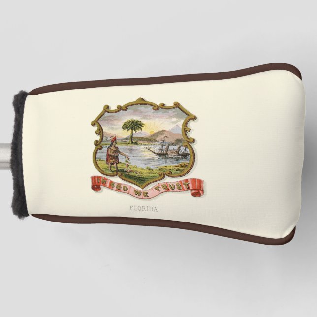 Florida-Staat (1876) Golf Headcover (Vorderseite)